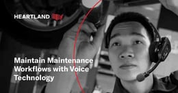 Maintain Maintenance Workflows with Voice Technology
